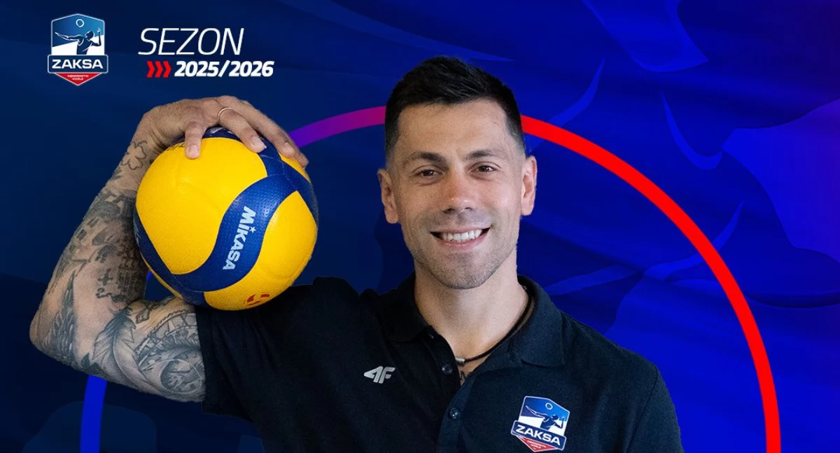 Bartoszycki libero w barwach mistrzów. Mateusz Czunkiewicz zagra w ZAKSIE Kędzierzyn-Koźle Fot. zaksa.pl