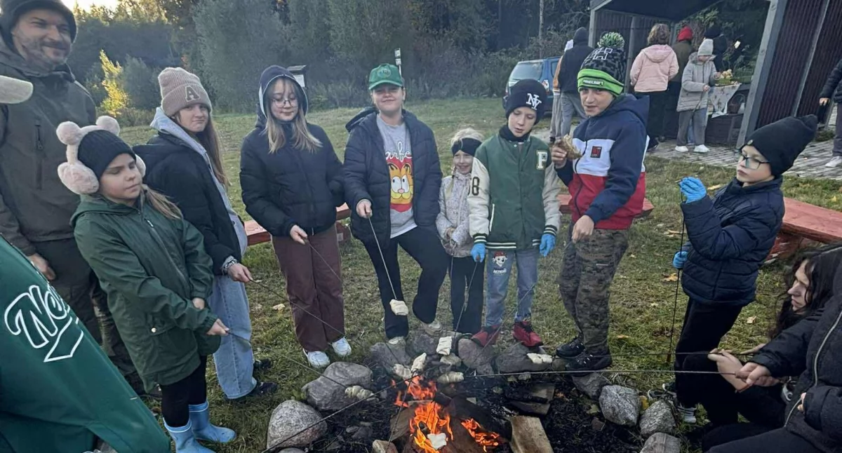 Harcerstwo, Zbiórka Wielopoziomowej Drużyny Harcerskiej Chaos Górowie Iławeckim dziką stronę - zdjęcie, fotografia