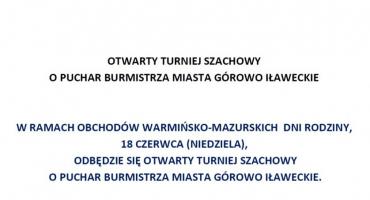 Turniej szachowy w Górowie Iławeckim