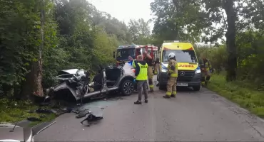 Tragiczny wypadek na trasie Górowo Iławeckie – Kamińsk. Policja szuka świadków zdarzenia