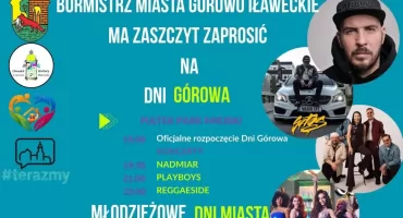 Dni Górowa 2026: Dwa dni doskonałej zabawy, muzycznych gwiazd i sportowych emocji. Wystąpią m.in. O.S.T.R. i Playboys